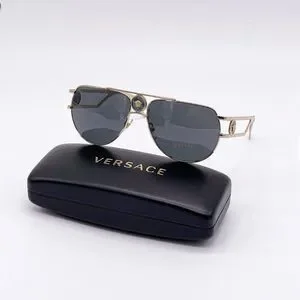 Sale! Versace Gold Trim Women\'s Aviator Versace | Accessories | Sale Versace Gold Trim Womens  main image 4